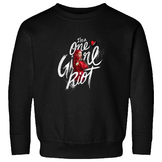 Disney Descendants The Rise Of Red I'm A One Girl Riot Red Sweatshirts