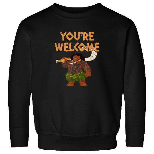 Moana Maui Confident Pose Shirt Youre Welcome Retro Shirt Magic Kingdom Holiday Tee Disneyland Tshirt Sweatshirts