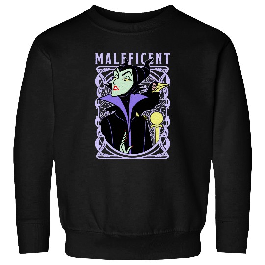 Disney Sleeping Beauty Maleficent Old School Poster Pullover Hoodie Sweatshirts