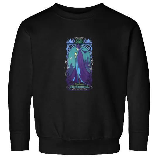 Disney Maleficent The Sorceress Deep Purple Grap Sweatshirts