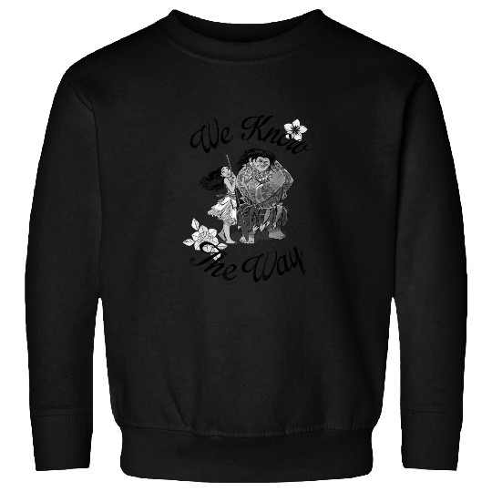 Disney Moana Maui We Know The Way Portrait Sweatshirts