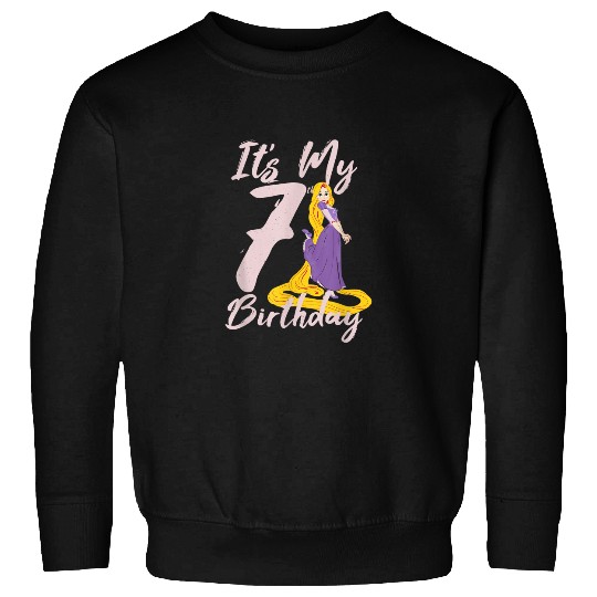 Disney Tangled Rapunzel Its My Seventh Birthday Sweatshirts