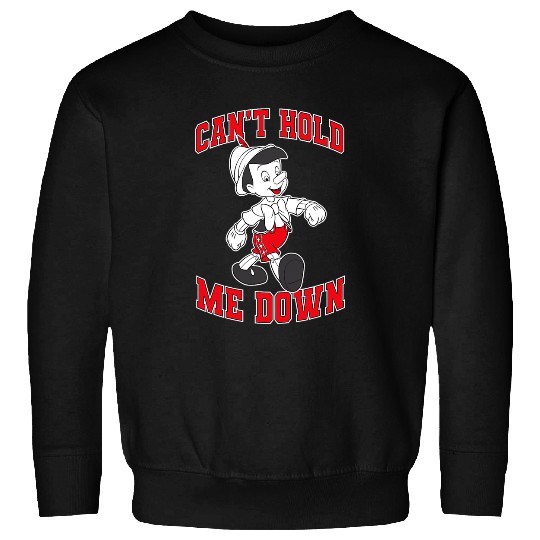 Disney Pinocchio Can't Hold Me Down  Portrait Sweatshirts