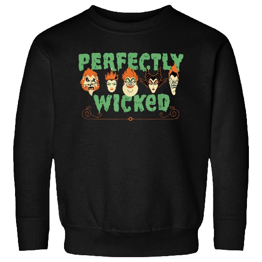 Disney Villains Spooky Squad Perfectly Wicked Halloween Sweatshirts