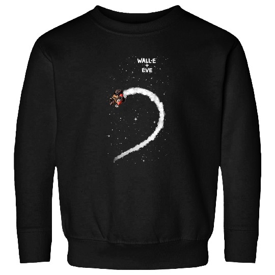 Disney Pixar WALL-E + EVE Left Half Heart Couples Pullover Hoodie Sweatshirts