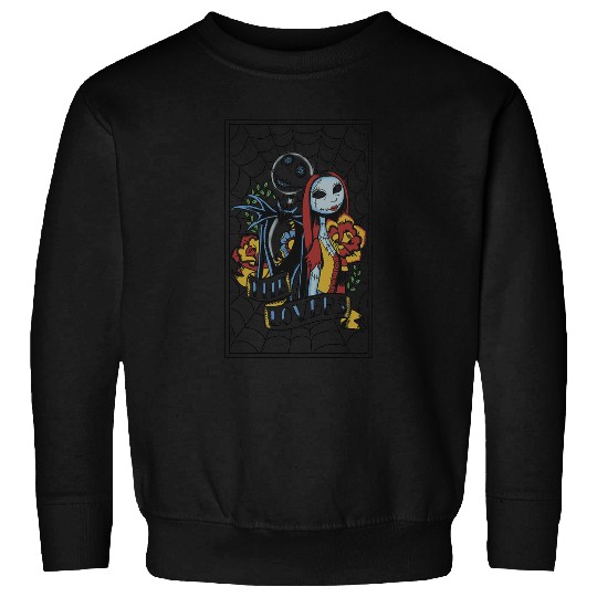 Disney The Nightmare Before Christmas Jack & Sally Tattoo Sweatshirts