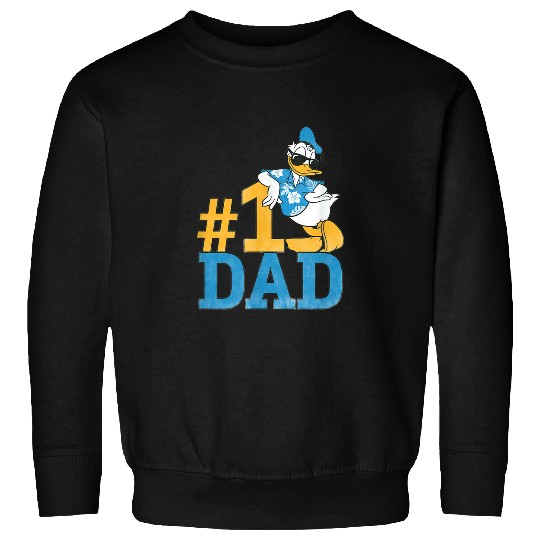 Disney Donald Duck Number One Dad Sunglasses Fat Sweatshirts