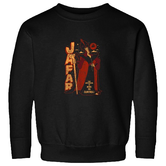Disney Aladdin Jafar Distressed Portrait Logo Sweatshirts