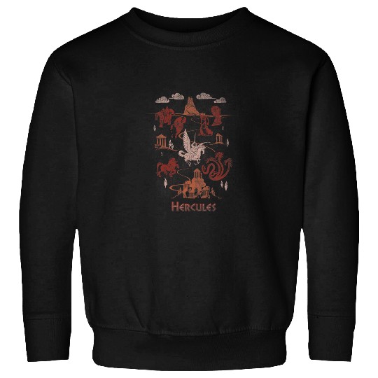 Disney Hercules Titan Map Sweatshirts