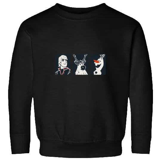 disney frozenss 2 Kristoff Sven and Olaf Sweatshirts
