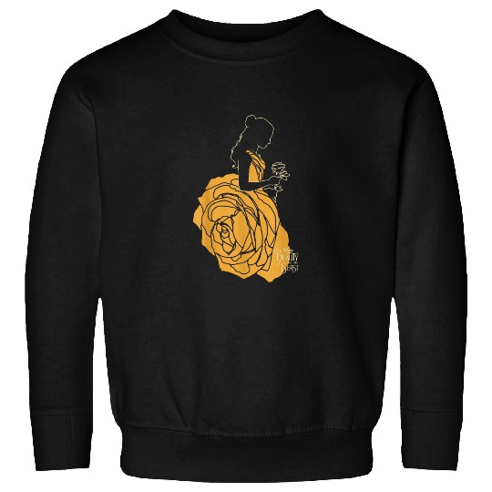 Disney Beauty The Beast Belle A Rose Dress Graph Sweatshirts