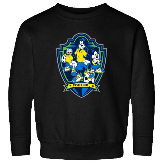 Disney Mickey Mouse Donald and Goofy Sports Football Soccer Sweatshirts
