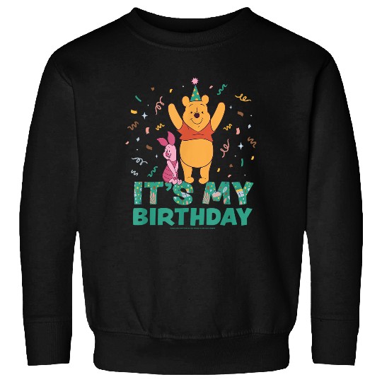 Disney Winnie The Pooh Piglet Its My Birthday Party Sweatshirts
