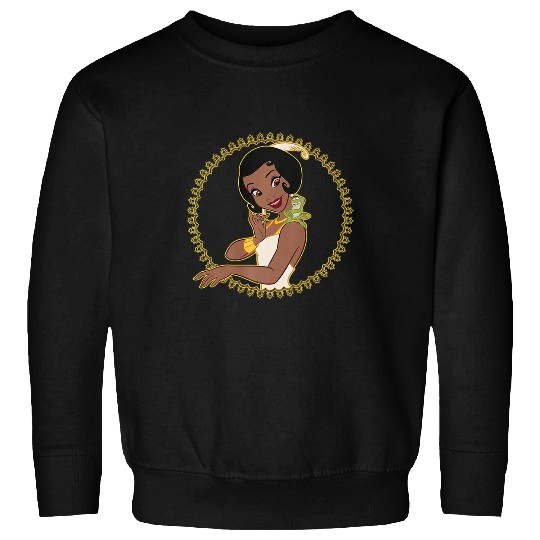 disney princess and frog tiana naveen frame premium Sweatshirts