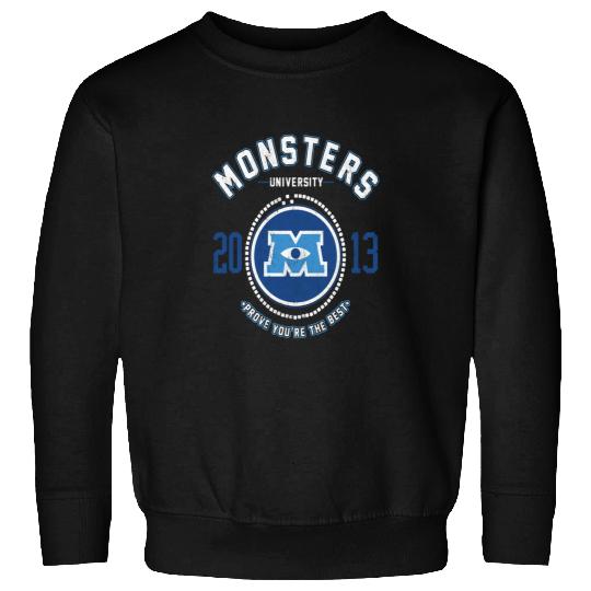 Disney Pixarss Monsters University Logo Graphic Hoodie Pullover Hoodie Sweatshirts