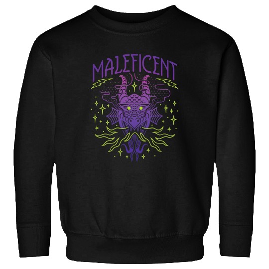 Disney Villains Maleficent Dragon Line Design Sweatshirts