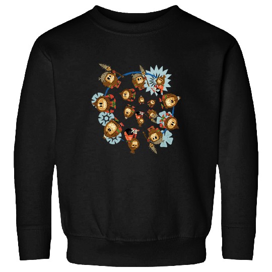 Disney Moana Kakamora Pirates Tribe Swirl Big Chest Poster Sweatshirts