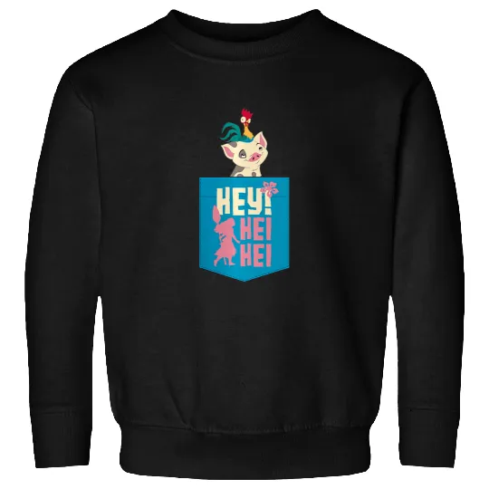 womens disney moana pua hey hei hei Sweatshirts