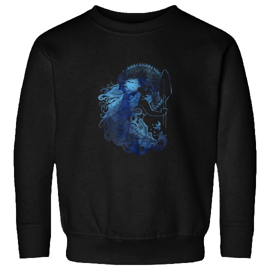 Disney Moana Island Princess Sea Ocean Hair Grap Sweatshirts