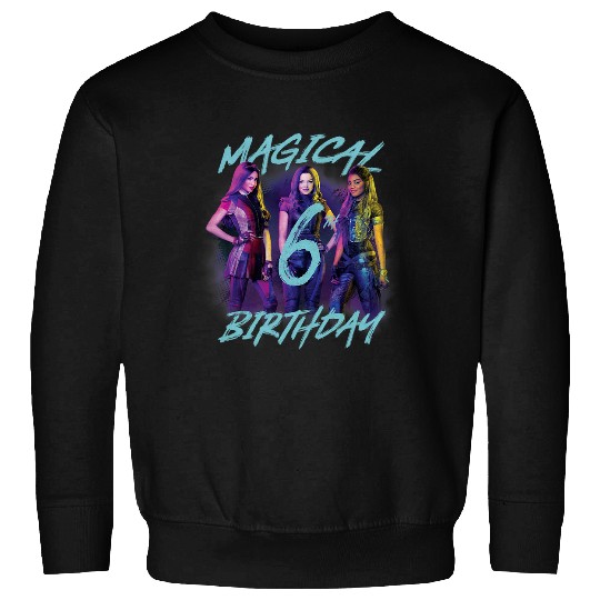 Disney Descendants 3 Magical 6th Birthday Group Poster Sweatshirts