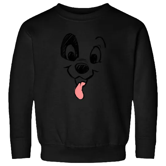 Kids Disney 101 Dalmatians Toddler Dalmatian Big Face Youth Sweatshirts