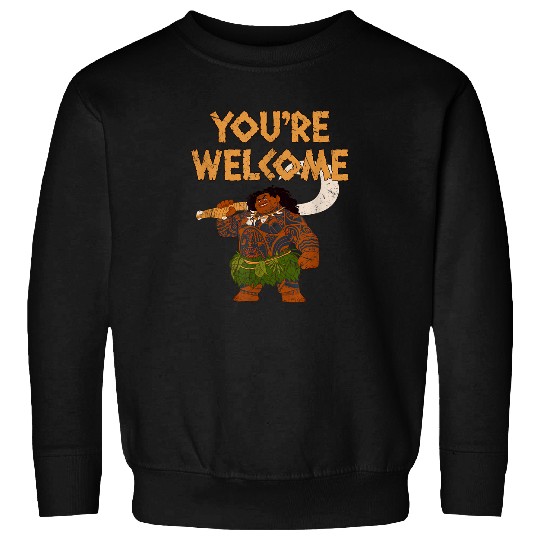 Moana Maui Confident Pose Shirt Youre Welcome Retro Shirt Magic Kingdom Holiday Tee Disneyland Tshirt Sweatshirts