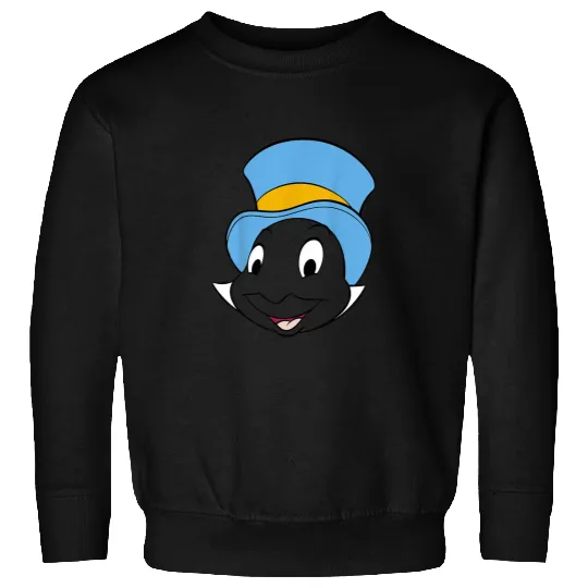 Disney Pinocchio Jiminy Cricket Big Face Sweatshirts