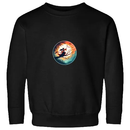 Thoughts and Stares with Japanese Kimono woman (modern) Sticker: Disney Mulan Anime Mushu, Mulan and Mushu Sweatshirts