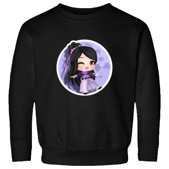 Warrior Princess Sticker5: Disney Mulan Anime Mushu, Mulan and Mushu Sweatshirts