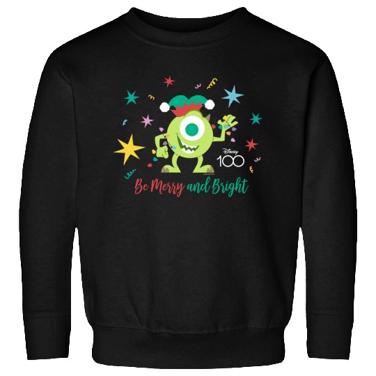 Disney 100 And Pixar-Pixar Monsters Inc Merry Bright Christmas Merry Christmas Sweatshirts