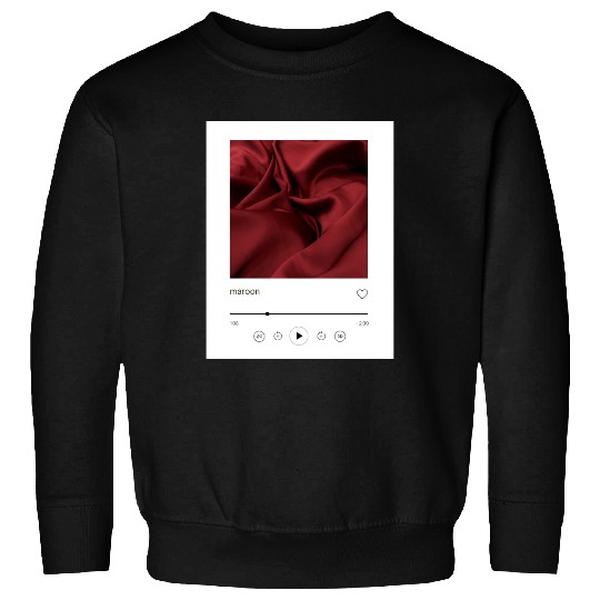 Discover Maroon Song Print - Taylor Sweatshirts
