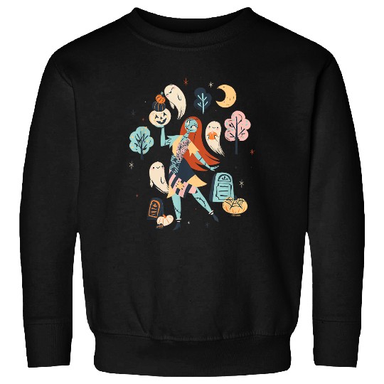 Disney The Nightmare Before Christmas Sally Ghost Halloween Sweatshirts
