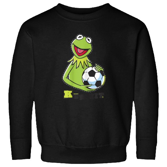 Disneyss The Muppets Kermit Soccer Ball Vintages Stencil Logo Sweatshirts