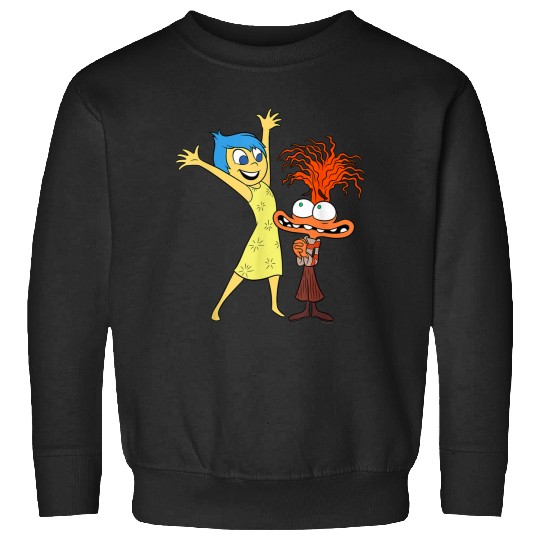 Disneyss And Pixarss Inside Out 2 Toony Colors Joy Anxietys Sweatshirts