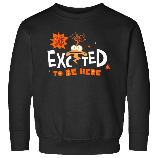 Disneyss Pixarss Inside Out 2 Anxietys So Excited To Be Here Sweatshirts