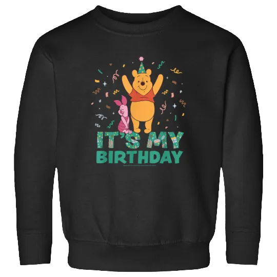 Disneyss Winnie The Pooh Piglet Its My Birthday Party Sweatshirts