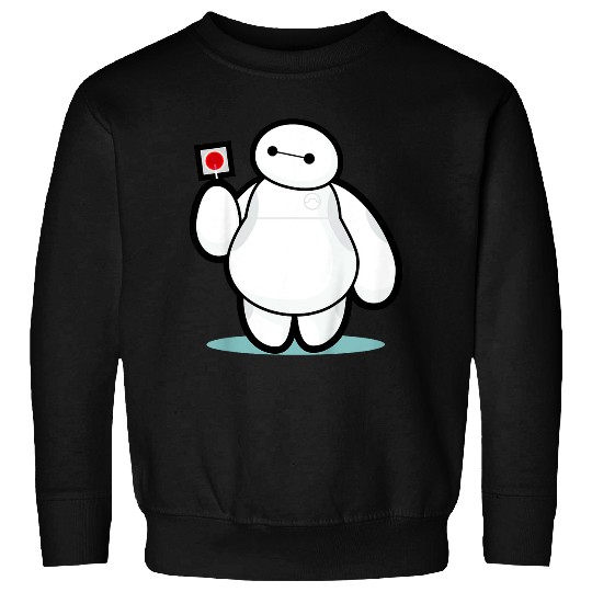 Disneyss Big Hero 6 Baymax With Lollipop Cute shots Sweatshirts