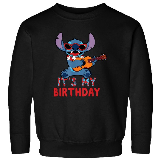 Disneyss Lilo Stitch Tropical Party Its My Birthday Sweatshirts