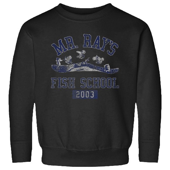 Disneyss Pixars Finding Nemo Mr Rays Fish School 2003 Poster Sweatshirts