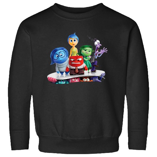 Disneyss Pixars Inside Out 2 Emotional Group Movie Poster Sweatshirts