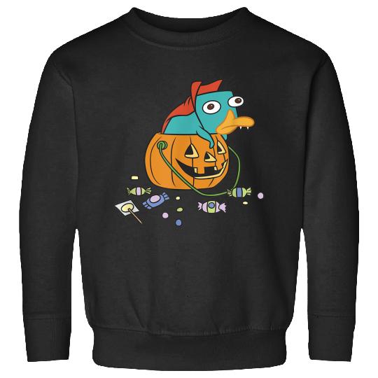 Disneyss Phineas And Ferb Halloween Vampire Perry The Platypus Sweatshirts