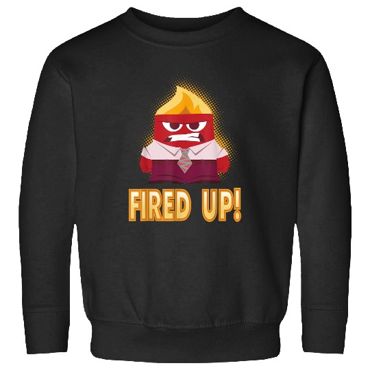 Disneyss Pixars Inside Out Firessd Up Fuming Anger shots Sweatshirts
