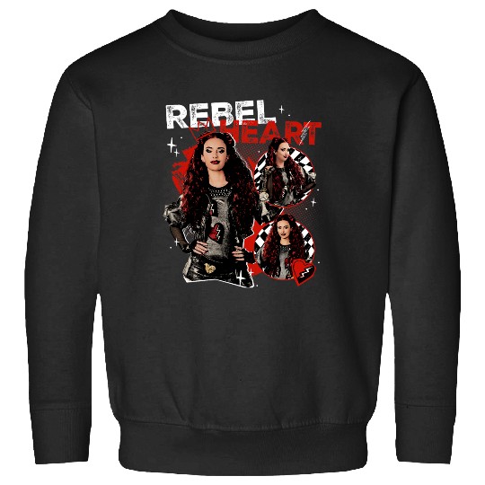 Disney Descendants The Rise Of Red Rebel At Heart Big Logo Sweatshirts