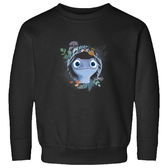 disney frozenss 2 Bruni The Salamander Watercolor Portrait Sweatshirts