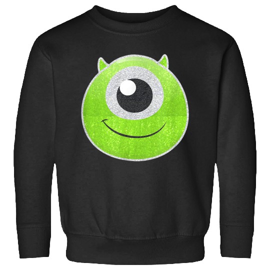 Disneyss Pixars Monsters University Mike Wazowski Big Faces Logo Sweatshirts