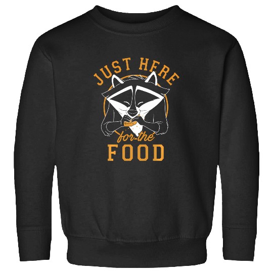 Disney Pocahontas Meeko Just Here For The Food Portrait Sweatshirts