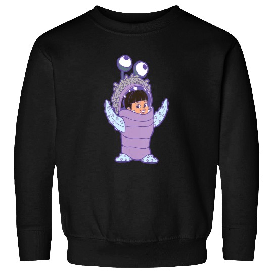 Womens Disney and Pixars Monsters Inc. Boo Pink VNeck Sweatshirts