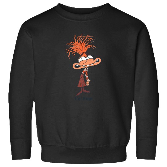 Discover Disney Pixar Inside Out 2 Cute Anxiety I'm Fine Chest Poster Sweatshirts