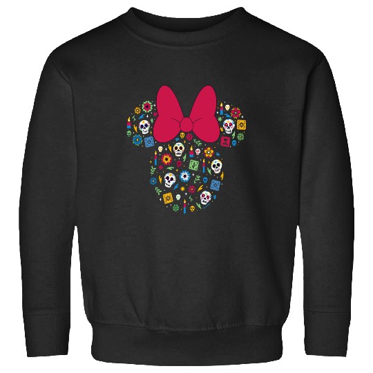 Discover Disney Minnie Mouse Icon Dia de los Muertos Day of the Dead Sweatshirts