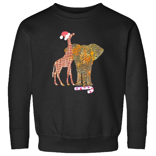 Discover Sweet Christmas Elephant Giraffe Sticker, Disney Elephant Dumbo Christmas , Dumbo Christmas Sweatshirts